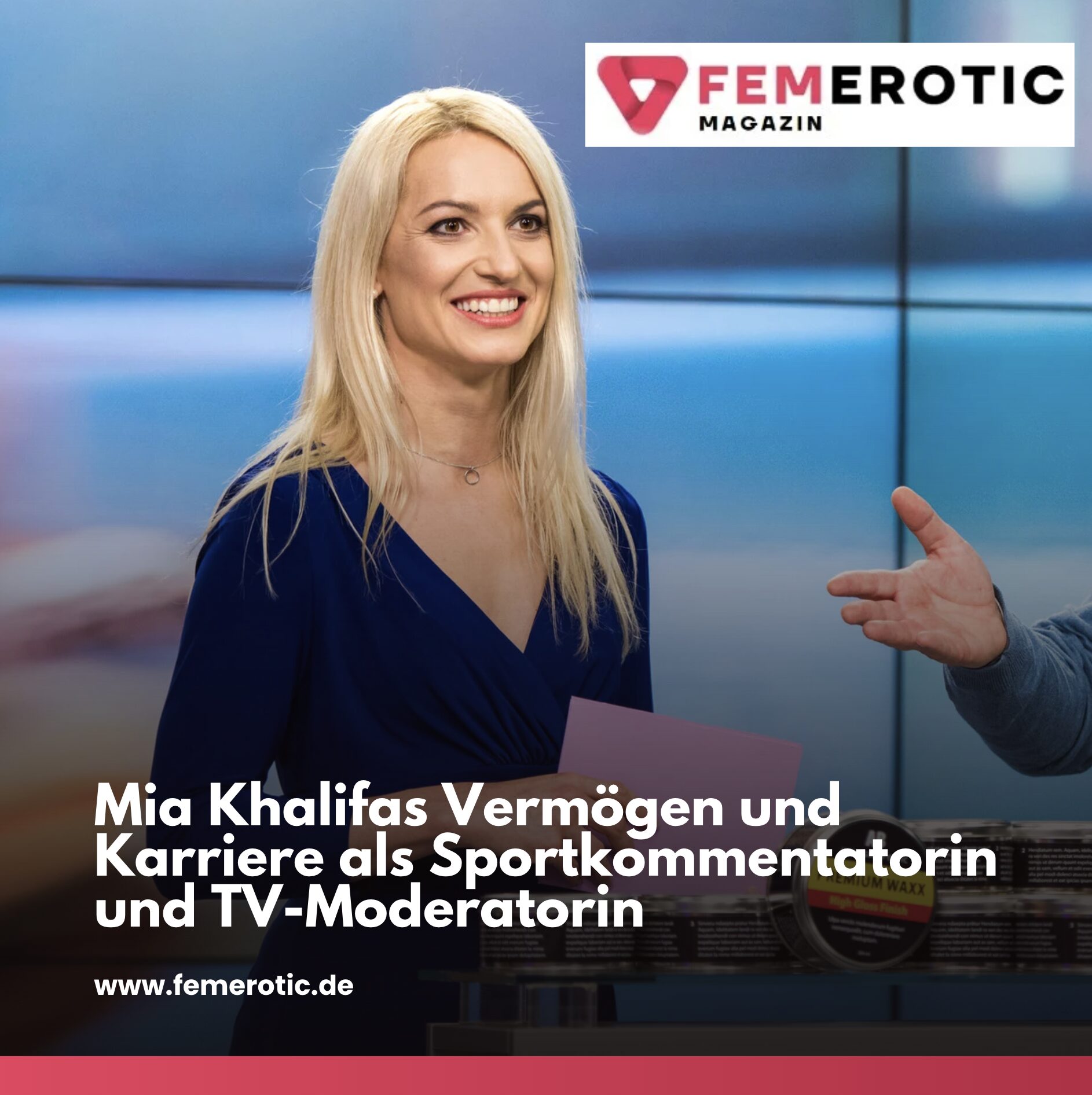 Mia Khalifas Vermögen und Karriere als Sportkommentatorin und TV-Moderatorin Mia Khalifas Vermögen und Karriere als Sportkommentatorin und TV-Moderatorin