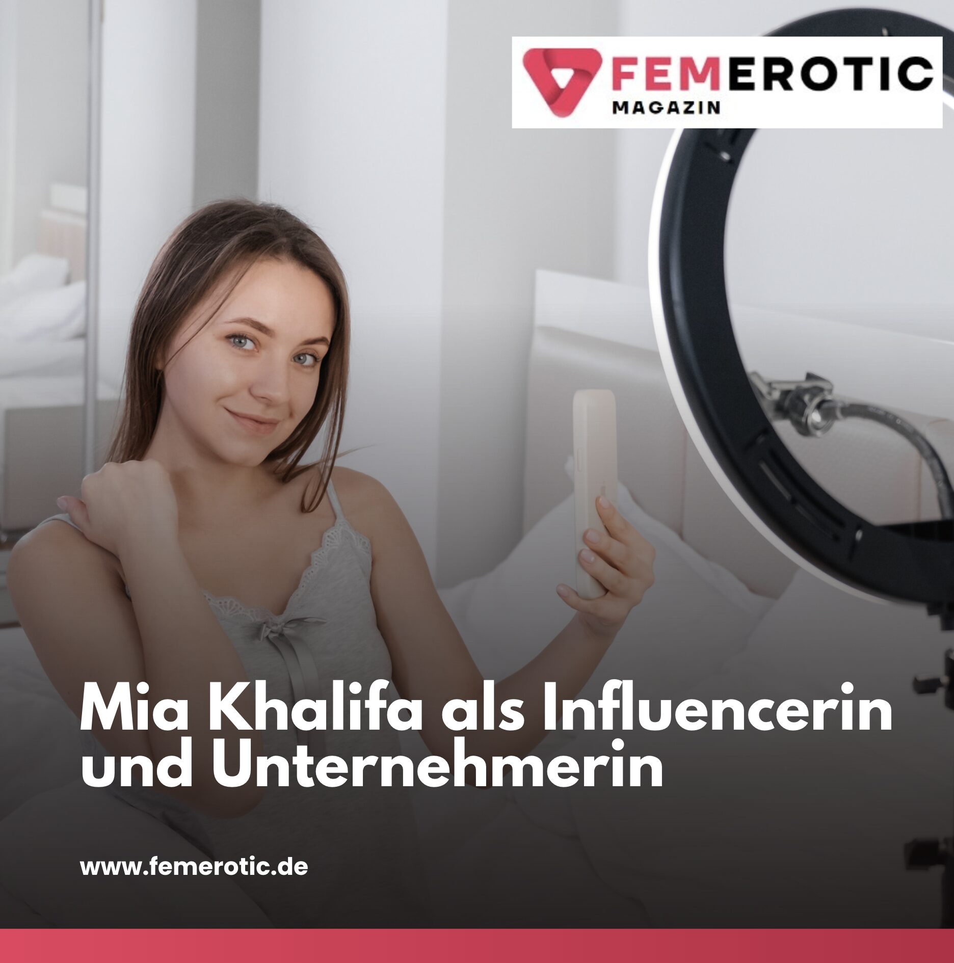 Mia Khalifa als Influencerin und Unternehmerin Mia Khalifa als Influencerin und Unternehmerin
