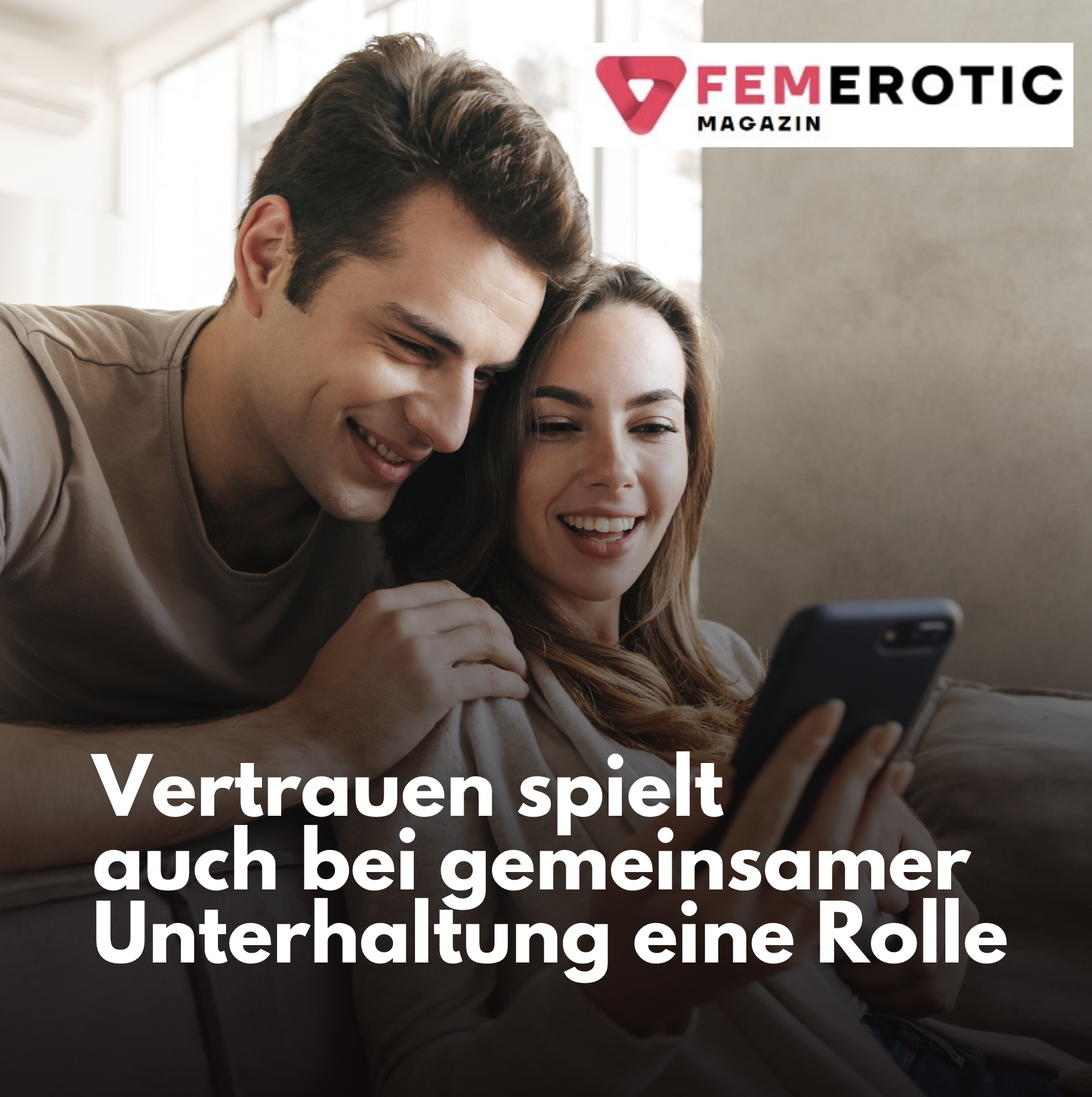 Vertrauen spielt auch bei gemeinsamer Unterhaltung eine Rolle Vertrauen spielt auch bei gemeinsamer Unterhaltung eine Rolle